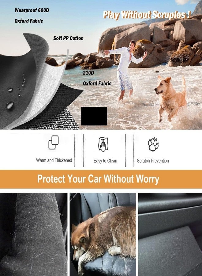 AMICA Dog Car Seat Cover for Back Seat, Dogs Hammock with Mesh Window and Back Seat Protector for Cars (for SUV & Sedan Cars) - Image 2